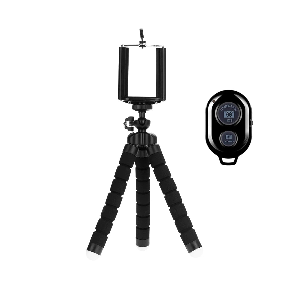 Tripods Dreibein für Handy Mobile Kamerahalterung Clip Smartphone Einbeinstativ Dreibeinstativ Oktopus Mini-Stativ Stativ für Handy