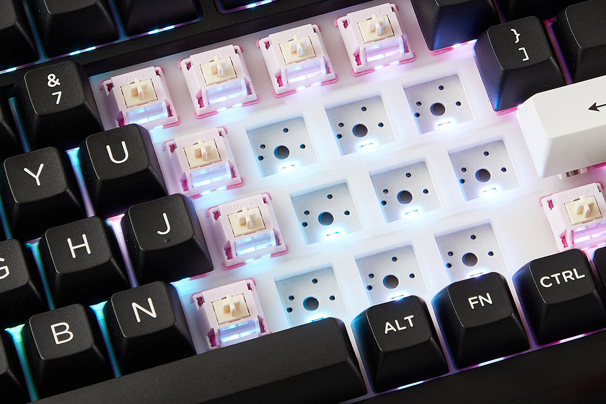 Akko MonsGeek M1 V5 Tri-mode Mechanical Keyboard Barebone Kit VIA 75% 3/5 Pins Customized Hot Swap RGB Rapid Disassemble Gasket