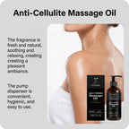 Collagen Anti-Cellulite Massage Oil Abdomen Thigh Firming Nourishing Dry Skin Glowing Soothing Revitalizing Tightening Body Oil