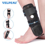 VELPEAU Ankle Brace Support for Ligament Injury and Tendonitis Surgery, Stirrup Ankle Splint Stabilizer with Foam & Gel Pad