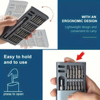 25 in 1 mini screwdriver set, flat head and cross shaped small screwdrivers, suitable for electronic products