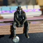 Spider Man Venom Batman Sitting Posture Anime Figure Statue Statue Collection Model Toy Car Desktop Ornament Collect Toy Gift