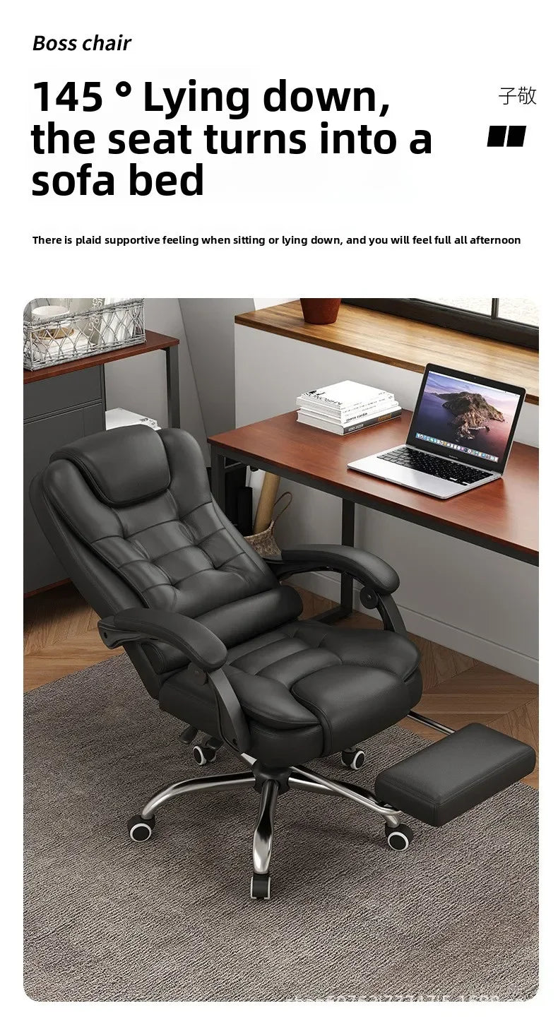 Multi-functional Computer chair Household comfortable boss chair Lifting swivel chair Recumbent back office chair
