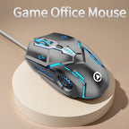 Wired Mouse Six Keys Luminous Game E-Sports Machinery Computer Accessories