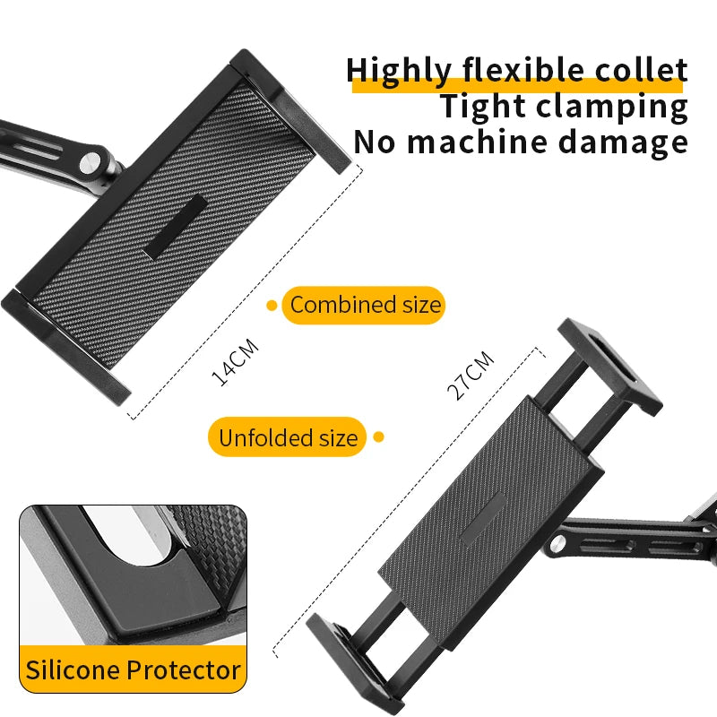 Adjustable Tablet and Phone Wall Mount Long Arm 360 Degree Rotating Holder