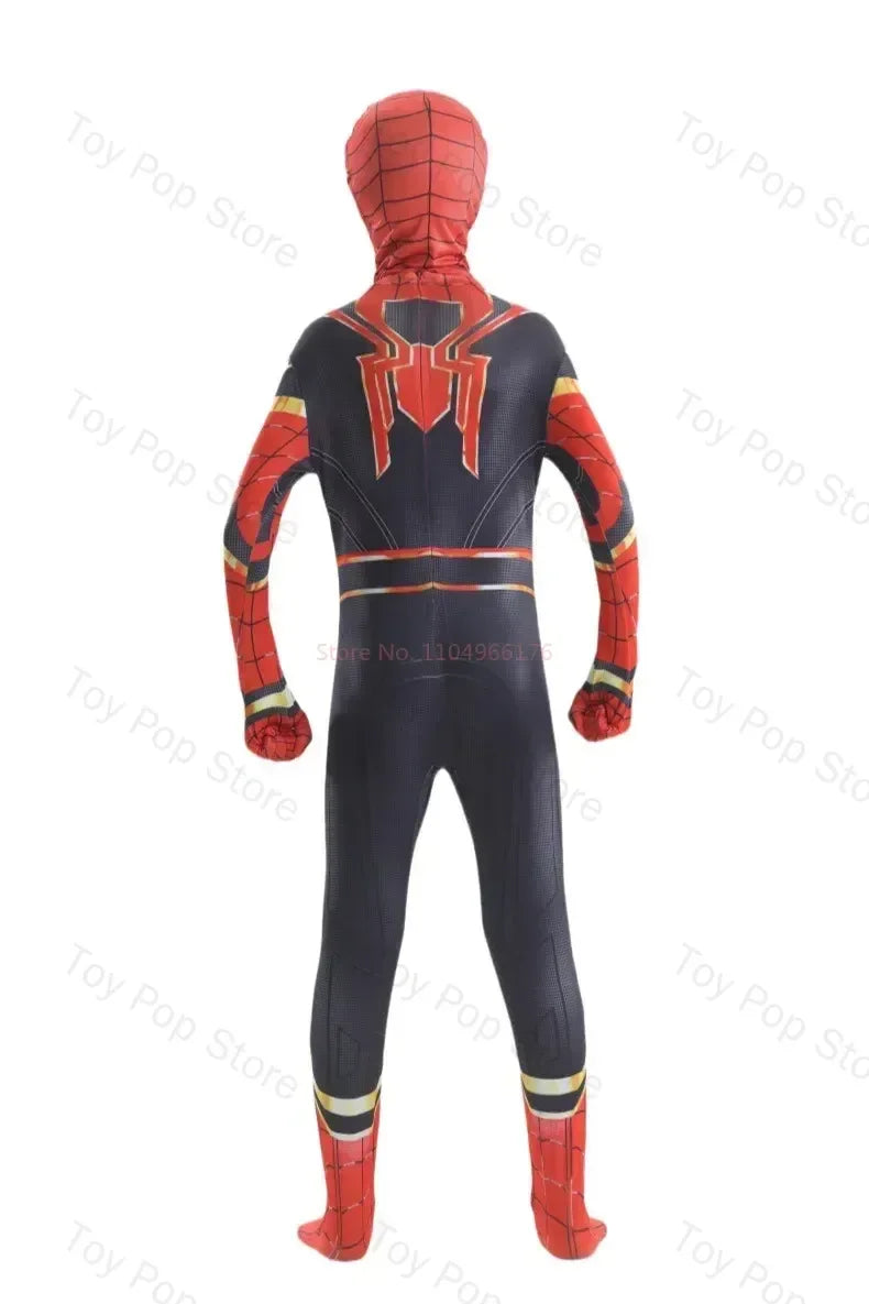 Popular Web Slinger Superhero Zentai Suit Full Coverage Cosplay Bodysuit Halloween Themed Outfit Collectible Attire for Holiday