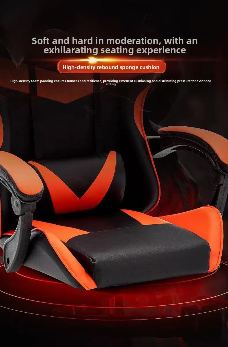 Computer Chair Comfortable Gaming Chair Long Hours Sitting Reclining Headrest and Lumbar Support for Home Office Furniture