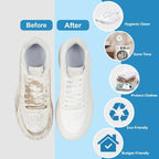 1/2/4PCS Shoe Washing Machine Bag with Liquid Shoe Brush Set Durable Laundry Shoe Bag and Soft Bristle Clean Brush for All Shoes