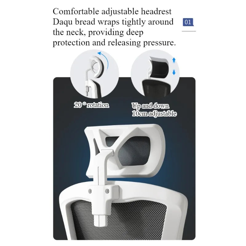 Study Chair Sedentary Computer Chair Home Comfort Office Chair Study Desk Student Chair Backrest Ergonomic Chair