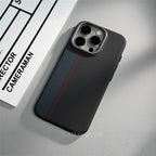 Relief Carbon Fiber Magnetic Case for iPhone 15 Pro Max 16 17 Pro Phone Cover Camera Metal Lens Protective Shell Hard PC Fundas