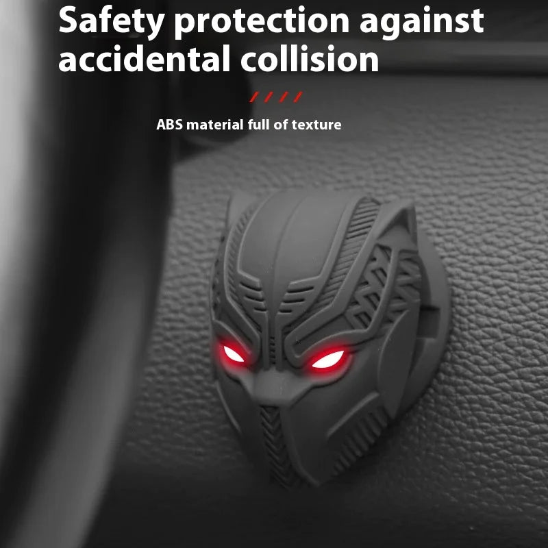 Car One-Button Start Cover Sticker - Anti-Scratch Protective Decoration, Universal Fit for Cars, Easy to Install