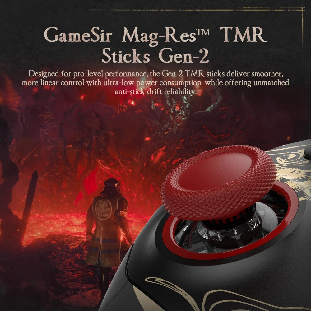 GameSir G7 Pro 8K Nioh 3 Edition Wireless Switch Gaming Controller with Charging Station, TMR Gen-2 Joystick, Hall Effect, Gyro