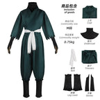 Gabimaru Cosplay Costume Hells Paradise Suit Handsome Uniform Halloween Carnival Suit Fancy Outfits