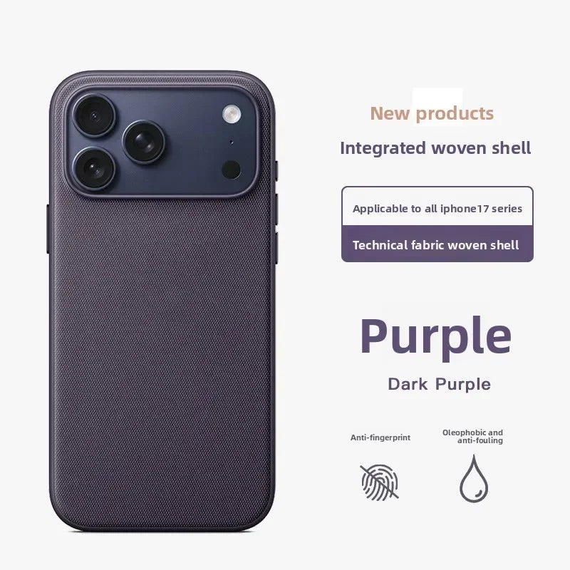 High Quality Original Technology Woven Case For IPhone 18 17 16 15 14 13 Pro Max  For Official Magsafe Magnetic Protect Cover