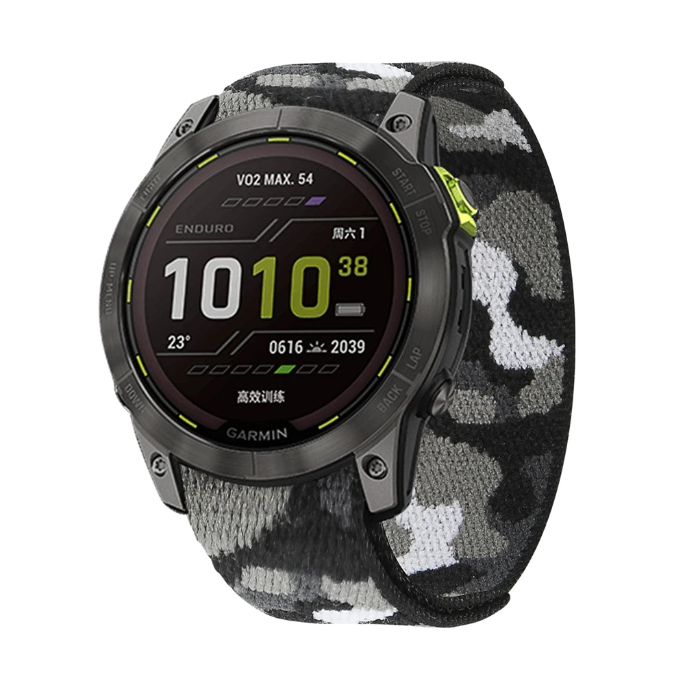 22mm 26mm QuickFit Nylon Loop Strap For Garmin Tactix 7 AMOLED Delta Bravo Band For Garmin Fenix 7X 6 PRO 5 3 Braided Watchbands