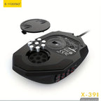 E-YOOSO Upgraded Wired Gaming Mouse X-39 PRO with Macro Edit Side Key DIY Lighting Design SG8960Processor Ergonomic Gaming Mouse