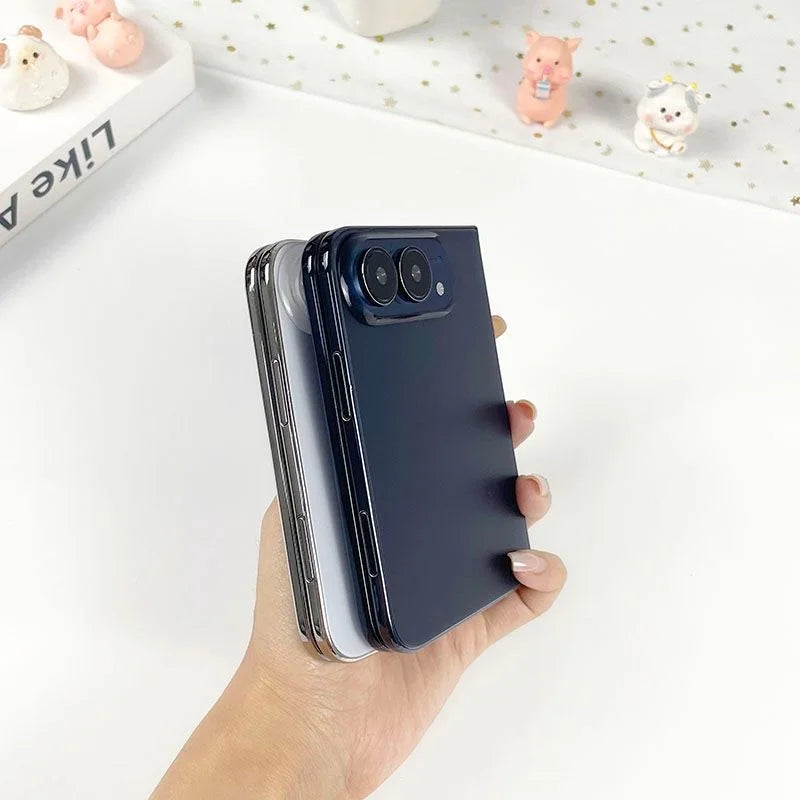 For iPhone 18 DUO Folding Dummy Phone Mockup Non-Working Display Model 1:1 Scale Fake Phone Retail Store Display Props