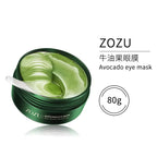 60/120 Pieces Eye Mask Avocado Gold Moisturize Firming Improve Eye Bags Eye Patches Anti Wrinkle Eye Patches for Dark Circles