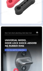 SEAMETAL Car Door Shock Absorber Universal Car Door Buckle Soundproof Deadener Damper Cushion Anti-Vibration Buffer Pad