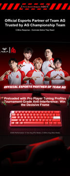 AULA AG60 Pro/MAX Wired Gaming Mechanical Keyboard Custom Full Aluminum High Performance Magnetic Axis for Esports And FPS Games