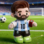 Original In-Stock Messi Argentina National Tea Player Series Vinyl Figurine Blind Box Pendant Collectible Ornament Toys Gifts