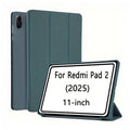 Case for Xiaomi Redmi Pad 2 2025 11-inch PU Leather Flip Smart Cover,Magnetic Stand Case,Soft Silicone Back Shell