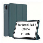 Case for Xiaomi Redmi Pad 2 2025 11-inch PU Leather Flip Smart Cover,Magnetic Stand Case,Soft Silicone Back Shell