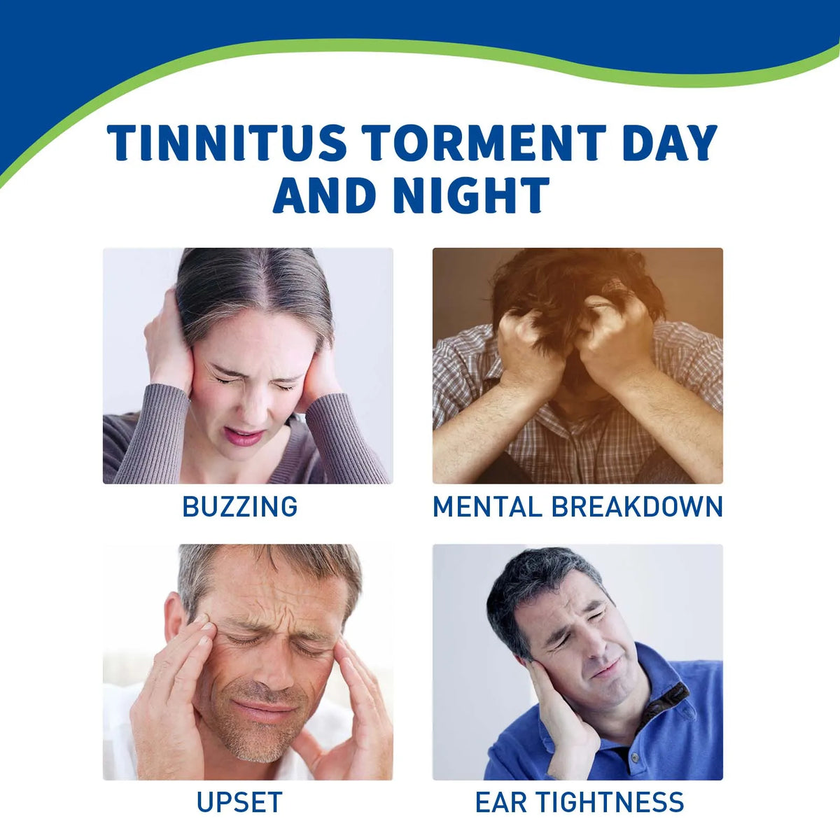 Tinnitus Relief Ear Clip Gentle Acupressure Magnetic Ear Care Device Reduce Ear Discomfort Ear Tightness Buzzing Sensation