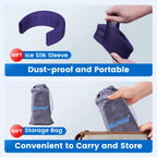 VELPEAU Foam Neck Support Brace for Neck Pain and Posture Correction, Adjustable Cervical Collar with Replaceable Sleeve
