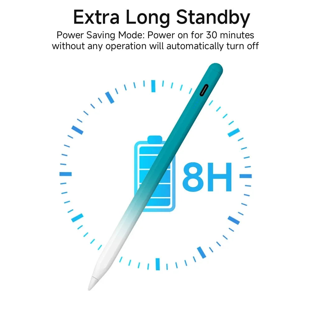 Stylus Pen for Apple Pencil with LED Power Indicators Palm Rejection Touch Pen for 2026 2025 2022 2021 2020 2019 2018 iPad Penci