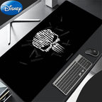 HD Print Anime Mouse Pad Office Computer Gamer Mousepad Laptop P-punisher Keyboard Pad PC Terror Skull Logo Gaming Desk Mice Mat
