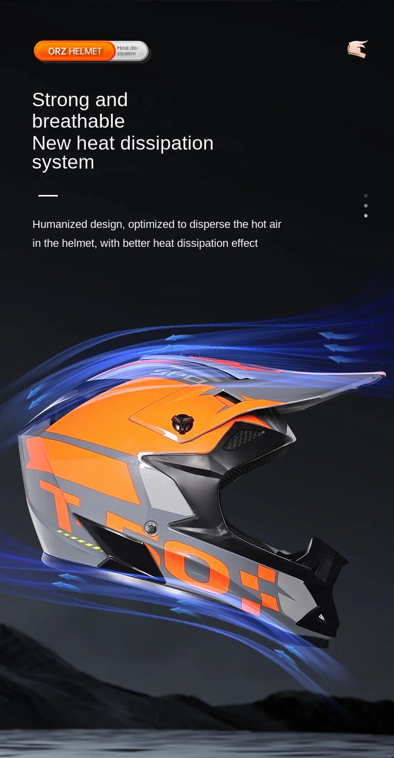 Super-Cool Motorcycle Off-road Helmet ATV Dirt Bike Helmet MTB Downhill Full Face Helmet Free gifts&a lot of Design capacetes