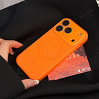 Big Window Liquid Silicone Phone Case For iPhone 17 Air 16 15 14 Plus 12 13 16 Pro Max Official Soft Protector Cover