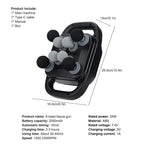 8-Head Fascia Gun High-Frequency Vibration Body Massage Gun Back and Waist Massager Neck Shoulder Massager Muscle masajeador