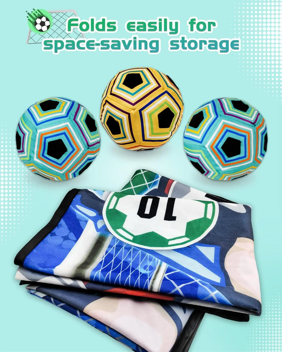Soccer Game Mat Set Outdoor Indoor Soccer Toys Multiplayer Competitive Soccer Games Children Football Goal Training Boy Gifts