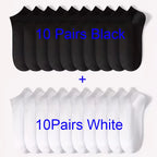 5/10-Pack Unisex Comfort-Fit Ankle Socks For All, Breathable & Lightweight - Ideal For Sports & Daily Wear