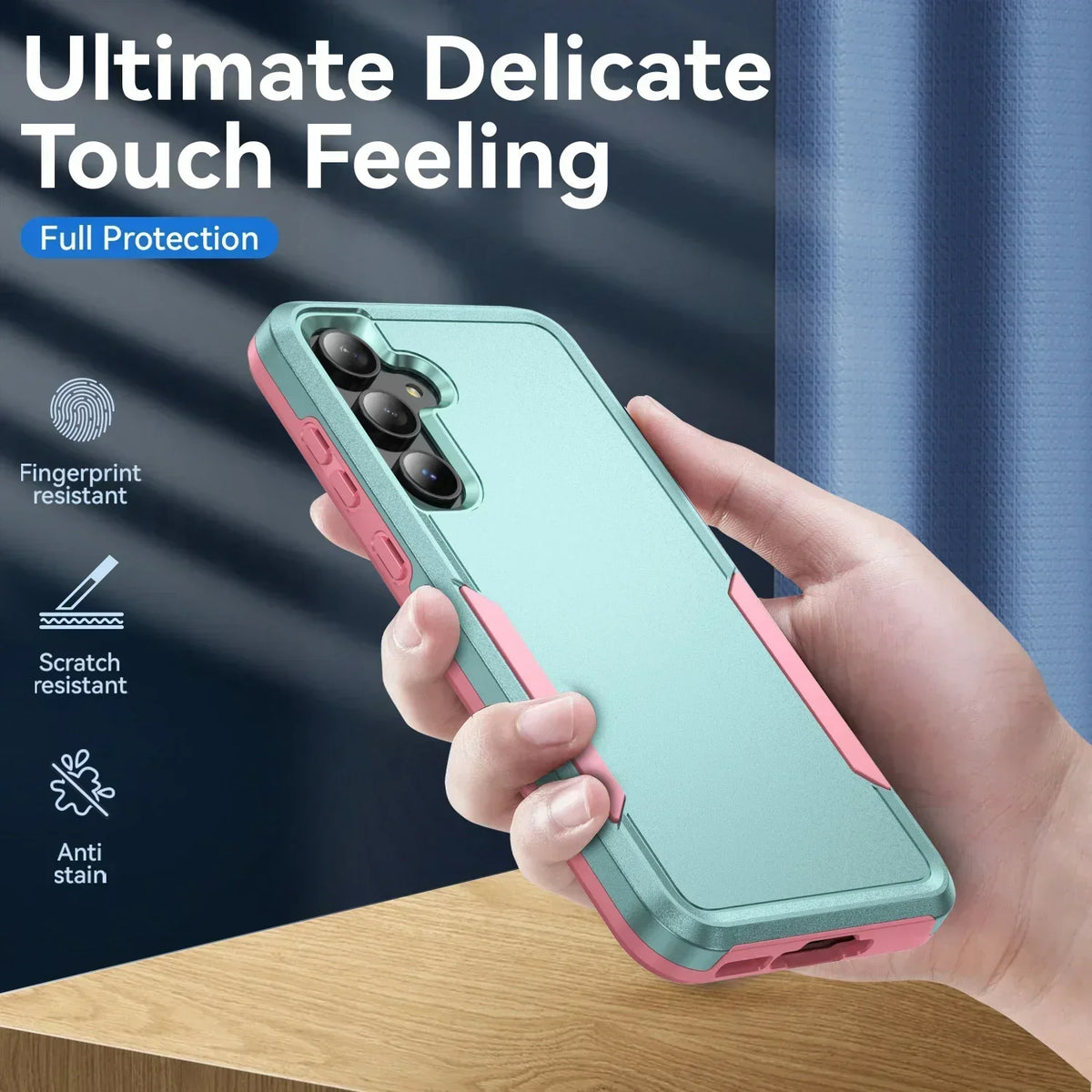 Case For Samsung Galaxy A56 A36 A26 A16 A06 A57 A37 A27 A55 A15 A35 5G A54 A14 A24 A53 A05S Heavy Duty Rugged Protective Cover