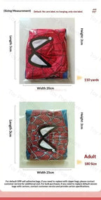 Popular Web Slinger Superhero Zentai Suit Full Coverage Cosplay Bodysuit Halloween Themed Outfit Collectible Attire for Holiday