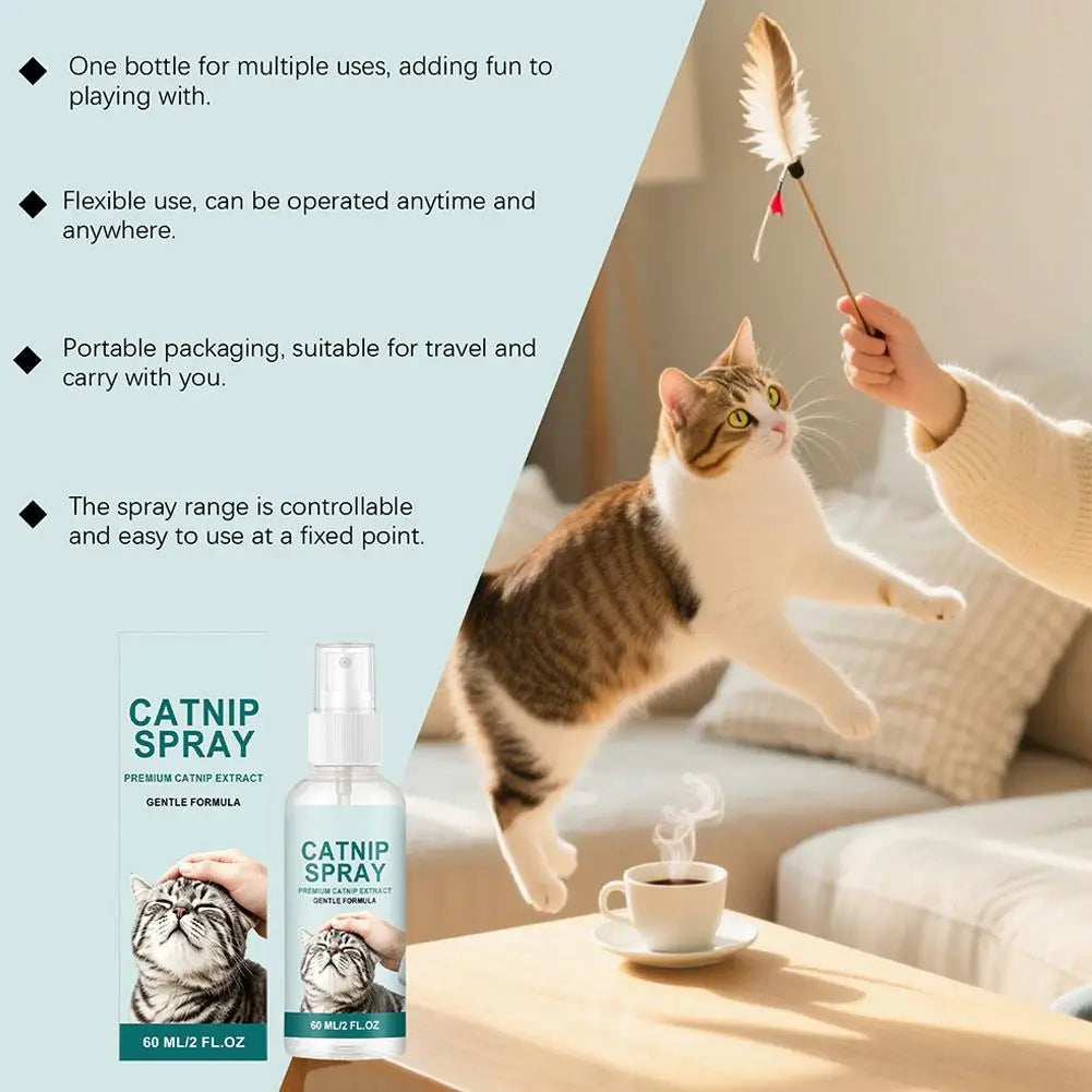 Long Lasting Cat Repellent Spray 120ml Non-Toxic Formula for Furniture Carpets Prevent Urine Marking Indoor Odor Neutralizer