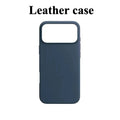 For Apple Magsafe Leather Case for IPhone 17 Pro Max 17 Air Case Wireless Charging Magnetic Cover 16 Pro Max with Box