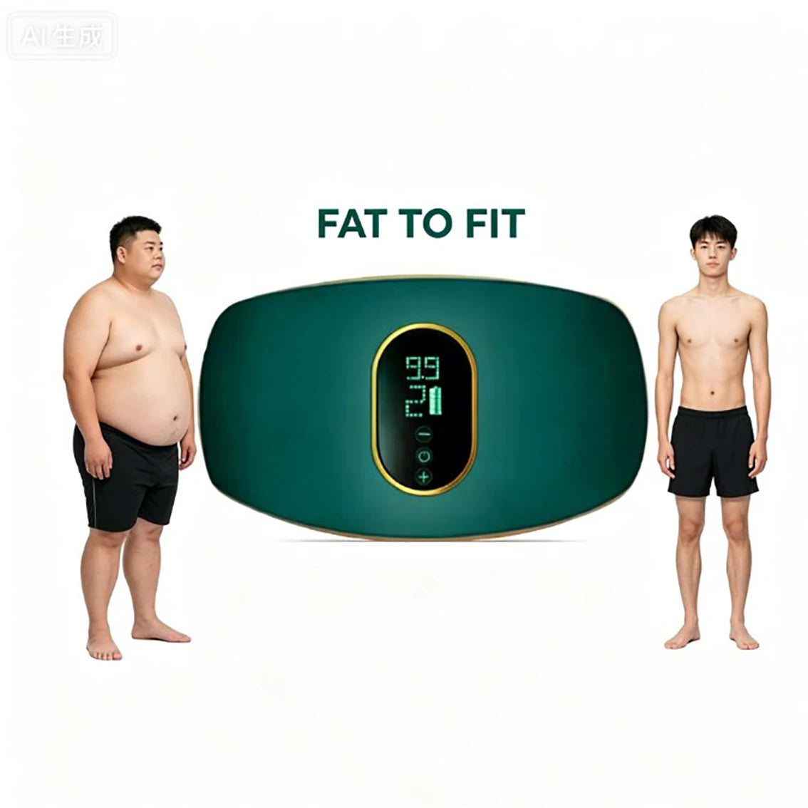 Body Sculpting Slimming Machine Portable Fat Burning Massager for Abdomen Waist Legs Hips Home Use Weight Loss Device