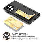 For Samsung Galaxy S24 Ultra S23 S22Plus S21+ S20 FE S10 A12 A52 A72 Case Wallet Card Slot Credit Card Cover For Samsung Note 20