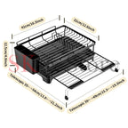 Kitchen countertop rack, household retractable dishes, chopsticks, dishes, cutlery, kitchen storage rack