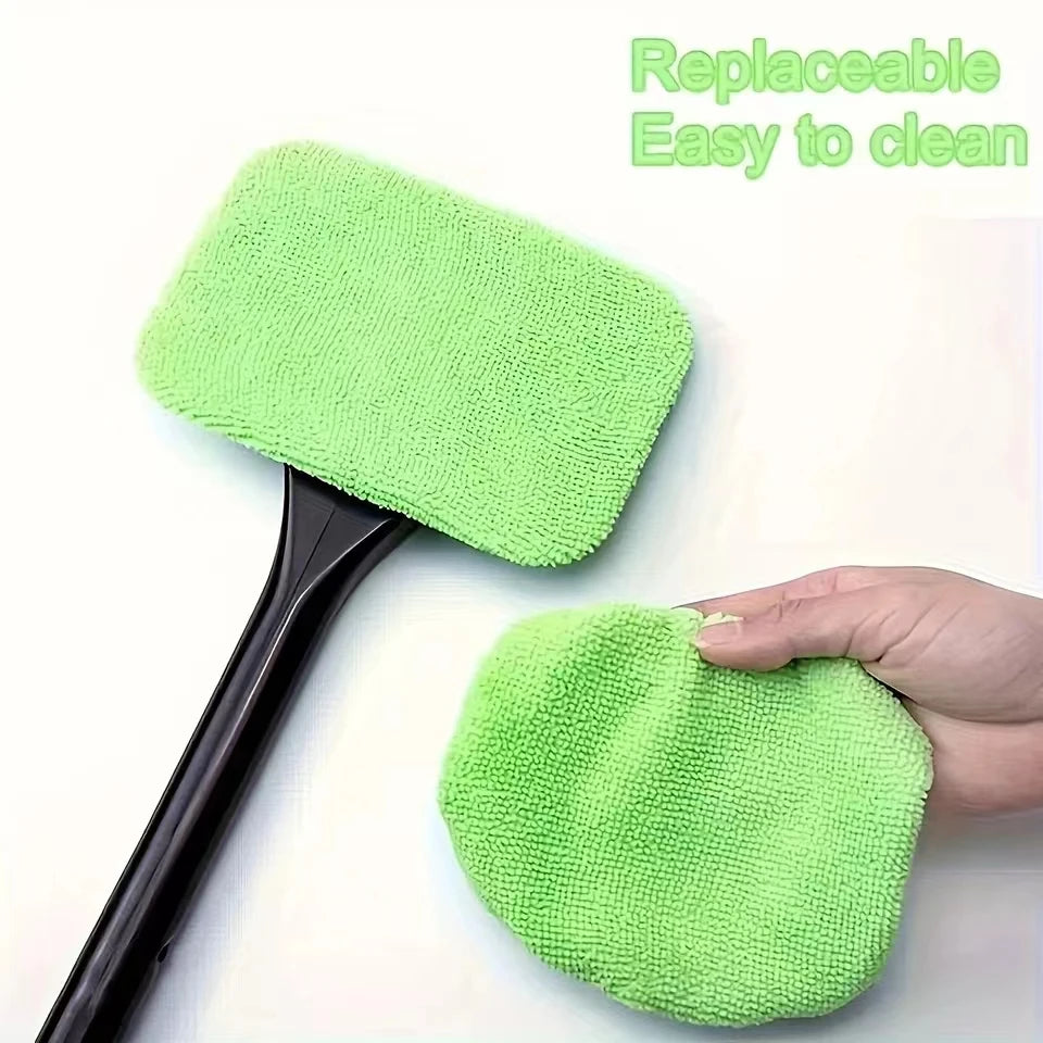 Car Windshield Cleaning Brush Kit with Long Handle