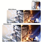 Large Mouse Pad Black White Anime BLEACH Mause Mats Gaming Accessories Office Gamer Keyboard Desk Mat Kurosaki Ichigo Mousepad