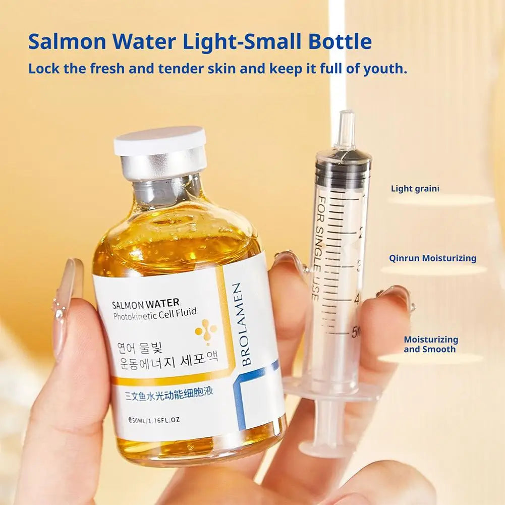 PDRN Salmon Dna Ampoule Rejuvenation Essence Nourishing Repair Smooth Shrink Pore Moisturizing Lotion Skin Hydration Fiming