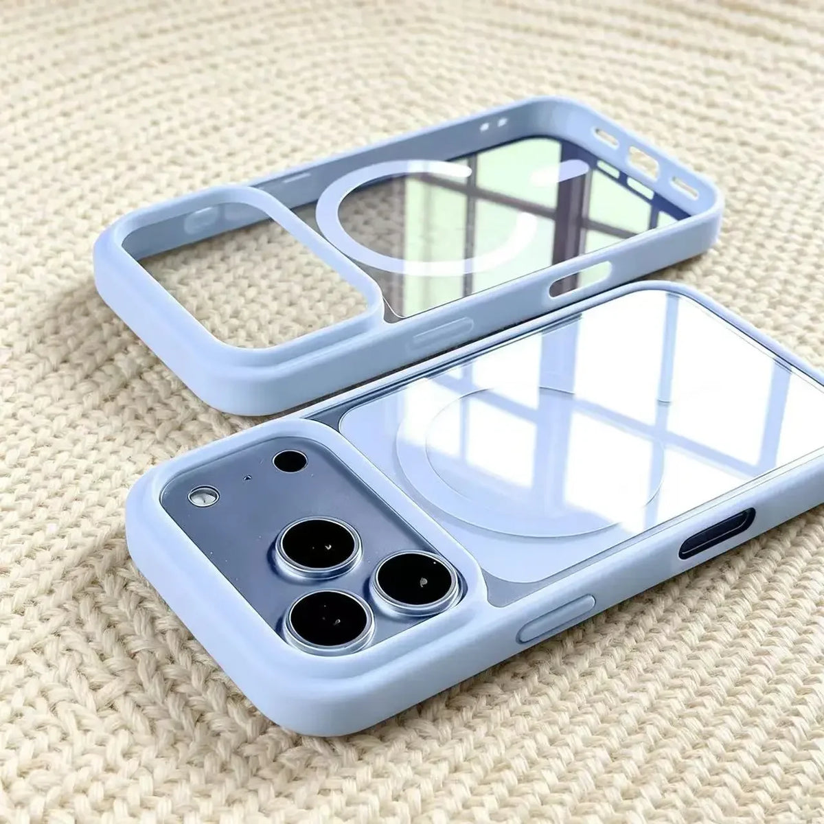 Fashion for Magsafe Magnetic Phone Case for IPhone 17 Air 16 16e 15 14 Plus 13 12 11 Pro Max Transparent Acrylic Cover Coque