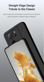 Durable Matte Angel Eyes Case for Xiaomi 13T 13 T Pro Shockproof Soft Square Liquid Silicone Original Mi13T 13TPro 5G Back Cover