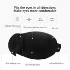 3D Sleep Mask Eye Mask for Travel Yoga Nap Lightweight Breathable Eye Cover Night Sleep Block Out Light Eyepatch for Women Men