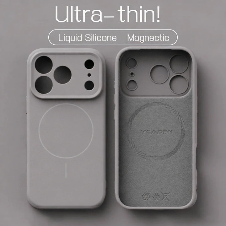 Luxury Liquid for Magsafe Magnetic Wireless Charge Case for IPhone 17 16 15 14 13 12 11 Pro Max Soft Lens Protection Back Cover